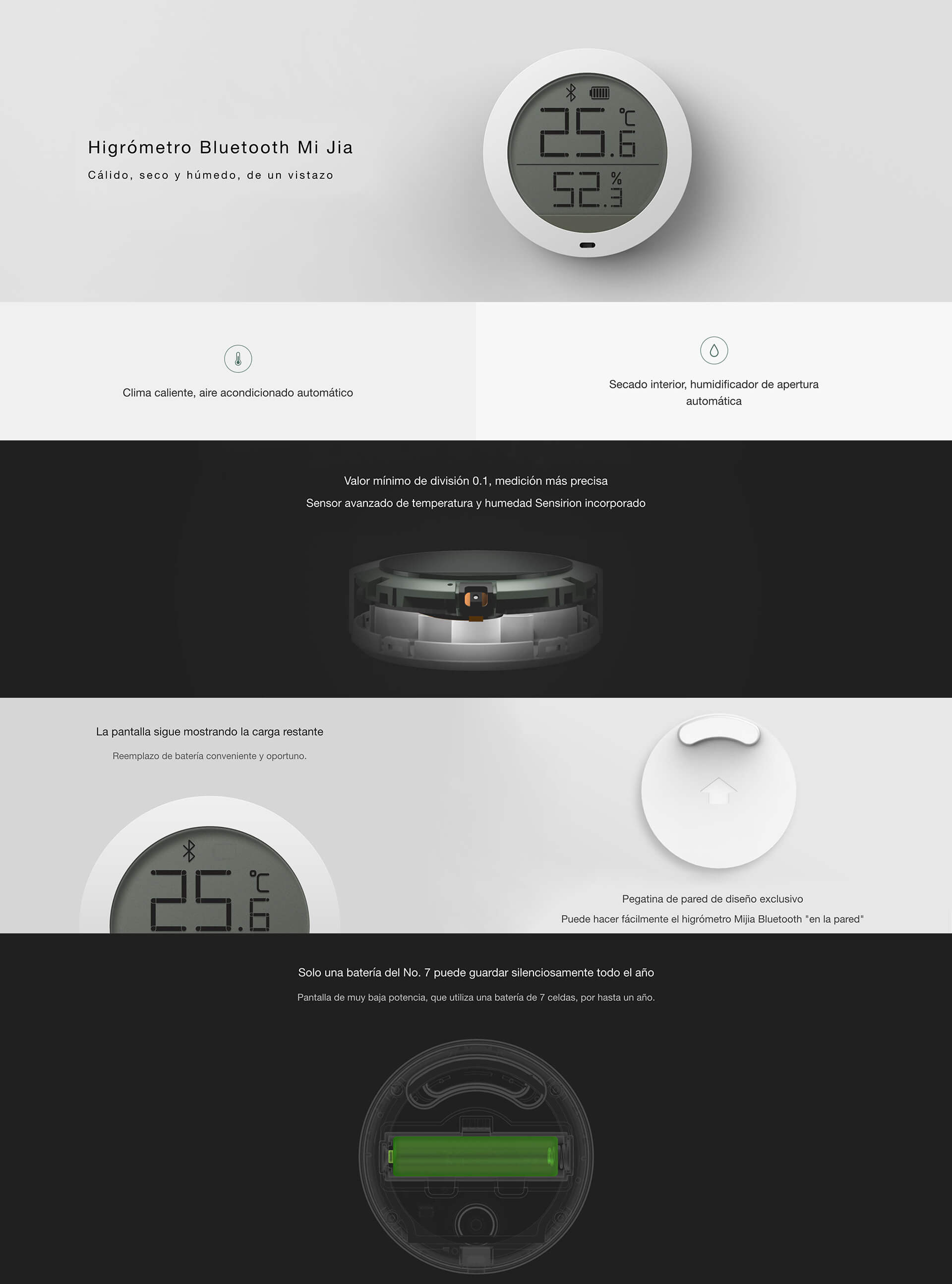 xiaomi mijia termómetro